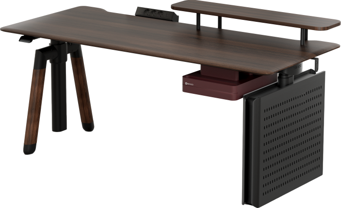 Комп’ютерний стіл з електрорегулюванням висоти Sihoo D07 1.6m Walnut/Black