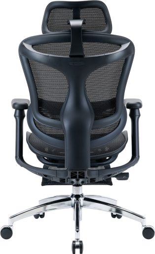Крісло офісне з підставкою для ніг Sihoo DORO C300L Mesh Black with footrest