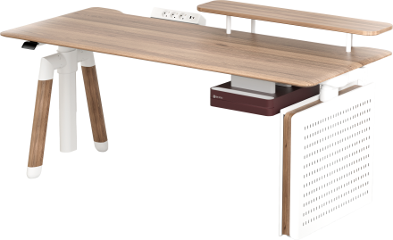 Комп’ютерний стіл з електрорегулюванням висоти Sihoo D07 1.6m Maple/White