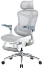Крісло офісне з підставкою для ніг Sihoo DORO C300 Pro Mesh White with footrest