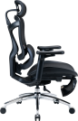 Крісло офісне з підставкою для ніг Sihoo DORO C300L Mesh Black with footrest