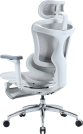 Крісло офісне з підставкою для ніг Sihoo DORO C300L Mesh White with footrest