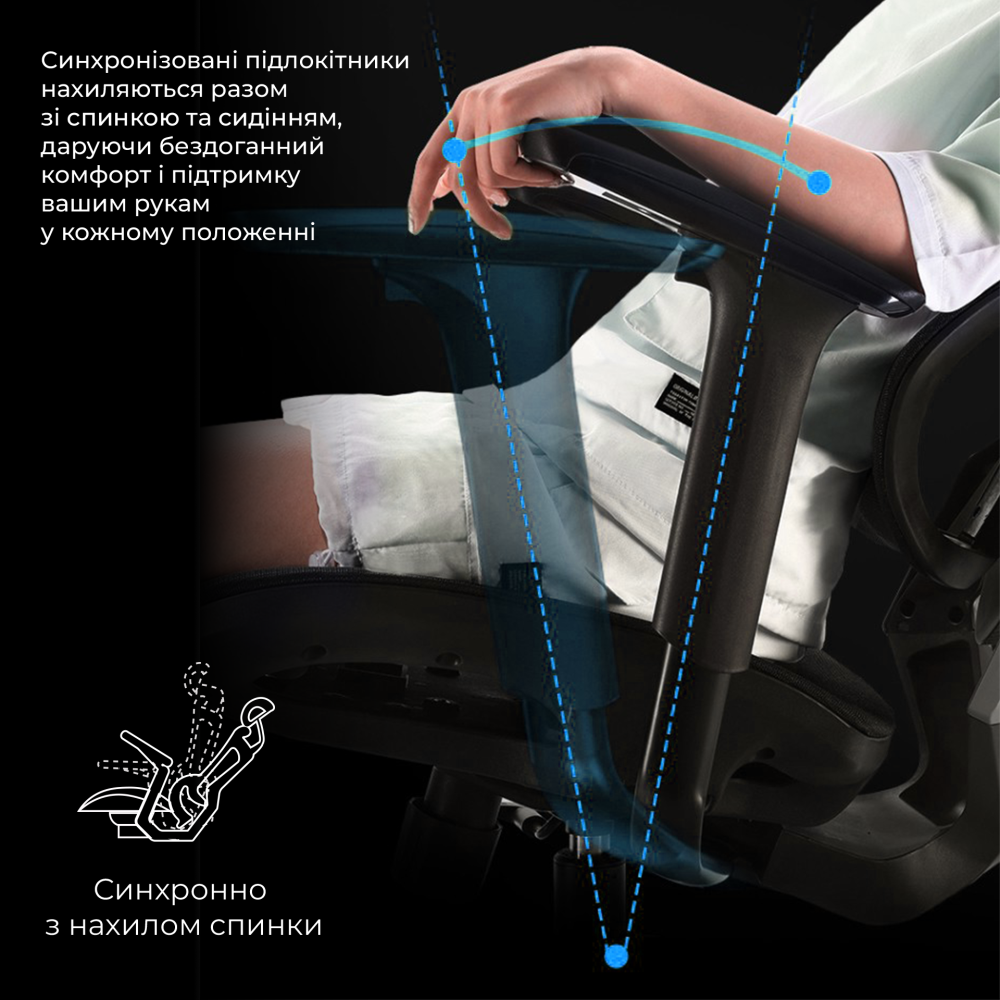 Крісло геймерське Sihoo Xallking X5C Mesh Black