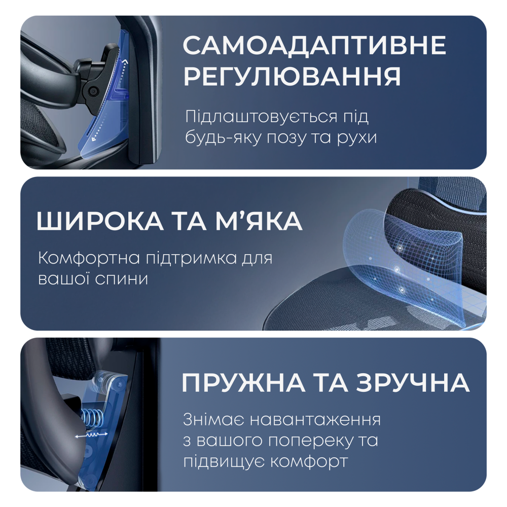 Крісло офісне з підставкою для ніг Sihoo DORO C300 Pro Mesh Black with footrest
